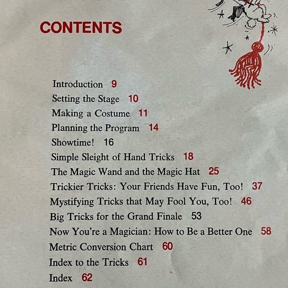 Book : (vintage 1977)Give a Magic Show Book by Burton and Rita Marks - Picture 7 of 11